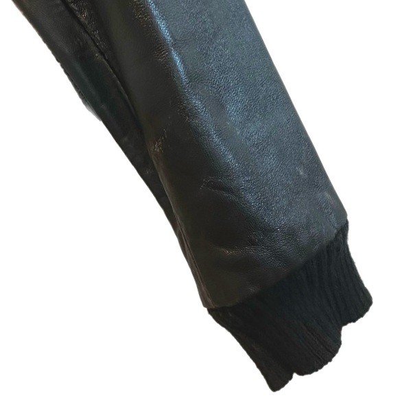 YFB Young Fabulous & Broke Leather Bomber Jacket - Picture 5 of 6